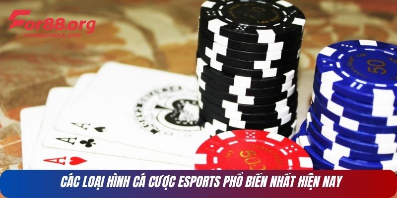 Các loại hình cá cược esports phổ biến nhất hiện nay
