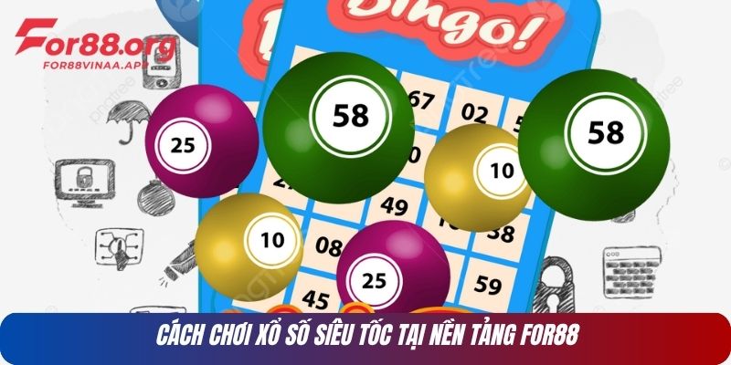 Cách chơi xổ số siêu tốc tại nền tảng For88